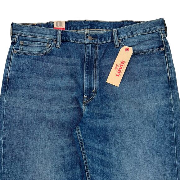 Levi’s 514 Authentic Fit Straight men’s medium wash jeans - Picture 2 of 14